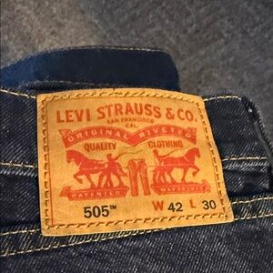 Levi's Men's Dark Blue Straight Jeans